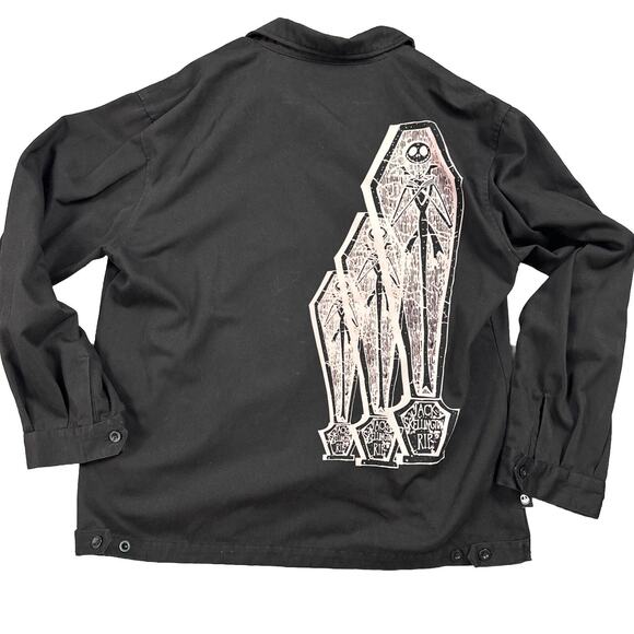 Vintage Hot Topic Y2K Nightmare Before Christmas Adults Full Zip Jacket Sz XL - Picture 1 of 13